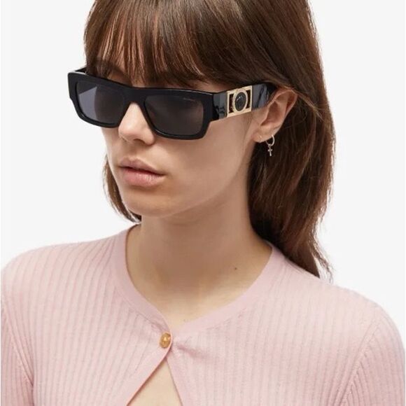 VERSACE Sunglasses VE4416U GB1/81 Black/Polarized Dark Grey Unisex NEW